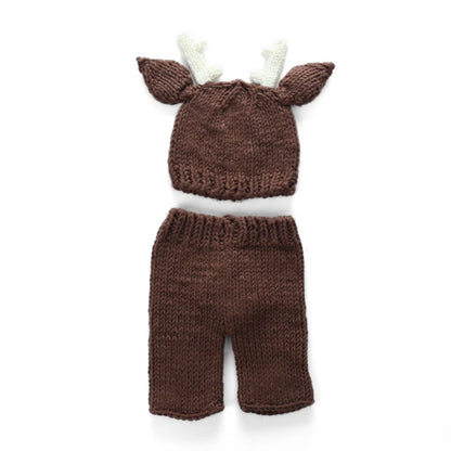 Disfraz de Navidad para Recién Nacido – Ciervo de Punto (0–3 m) 🎄🦌