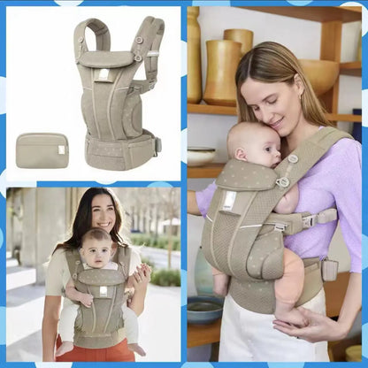 Portabebés Ergonómico Multiposición con Asiento a la Cadera( 0-36 meses)