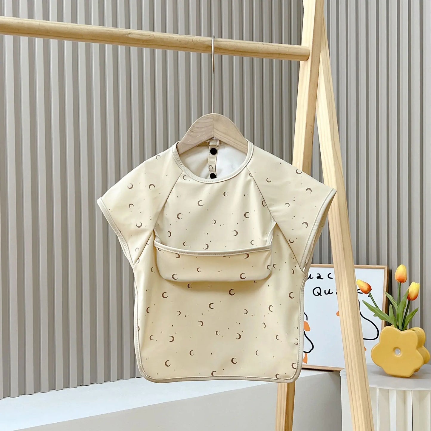 Babero Impermeable de Manga Corta (PU) – Animales