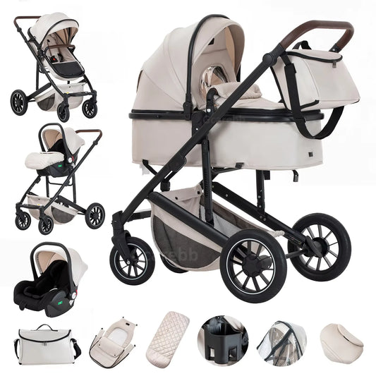 Cochecito Reversible para Bebé – Plegable, Cómodo y Seguro