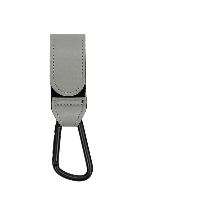 Gancho de cuero PU para cochecito