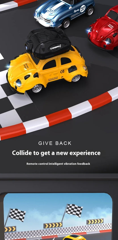 Mini coche de carreras con Control remoto RC, cámara de transmisión en tiempo Real, 2,4G