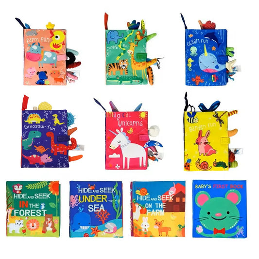 Libro de Tela con Colas – Juguete Educativo