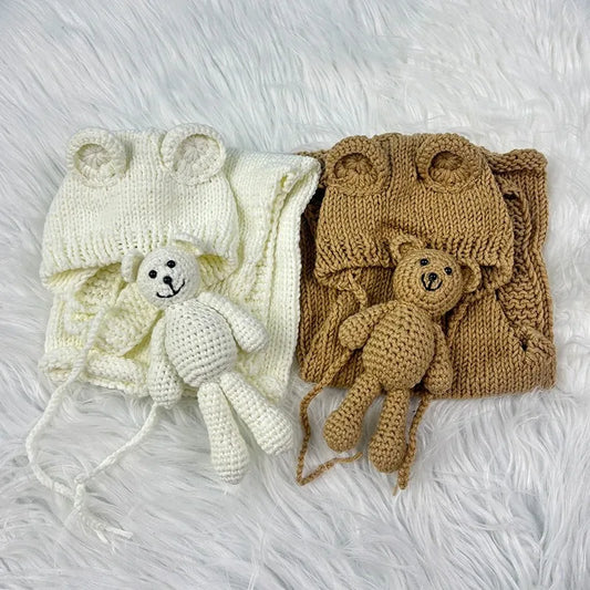 Set Fotografía Recién Nacido 3 pzs – Oso (0–3 m)