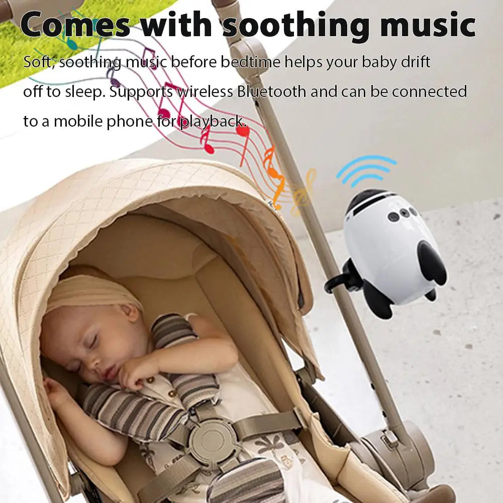 Dispositivo Calmante Portátil para Cochecito (Bluetooth + Vibración)