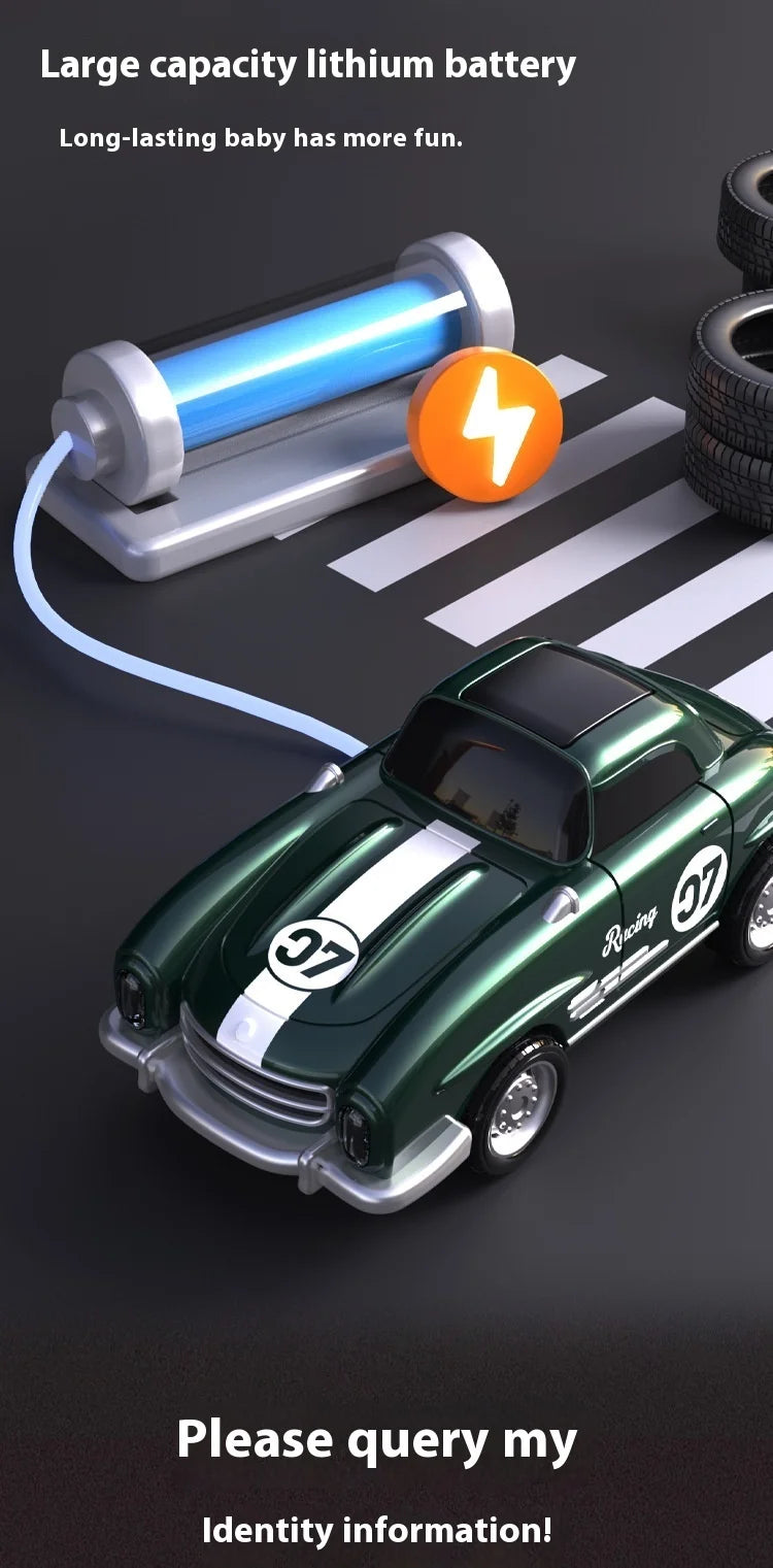 Mini coche de carreras con Control remoto RC, cámara de transmisión en tiempo Real, 2,4G