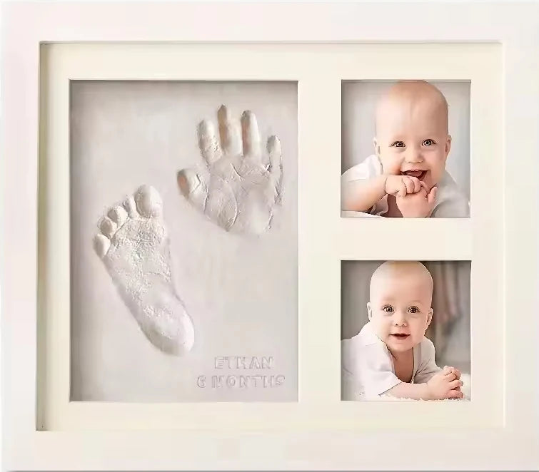 Kit de Huellas y Manos DIY con Marco (35×25×10 cm)