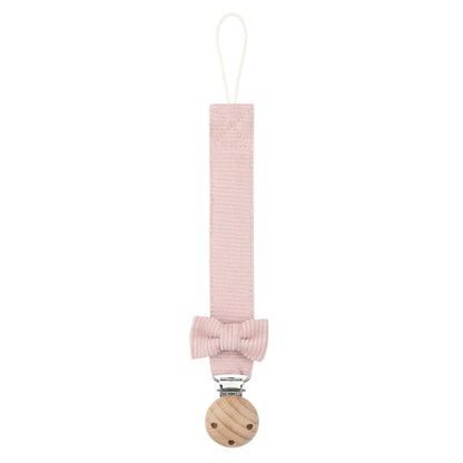 Cadena Porta-Chupete de Madera y Algodón (24 cm)