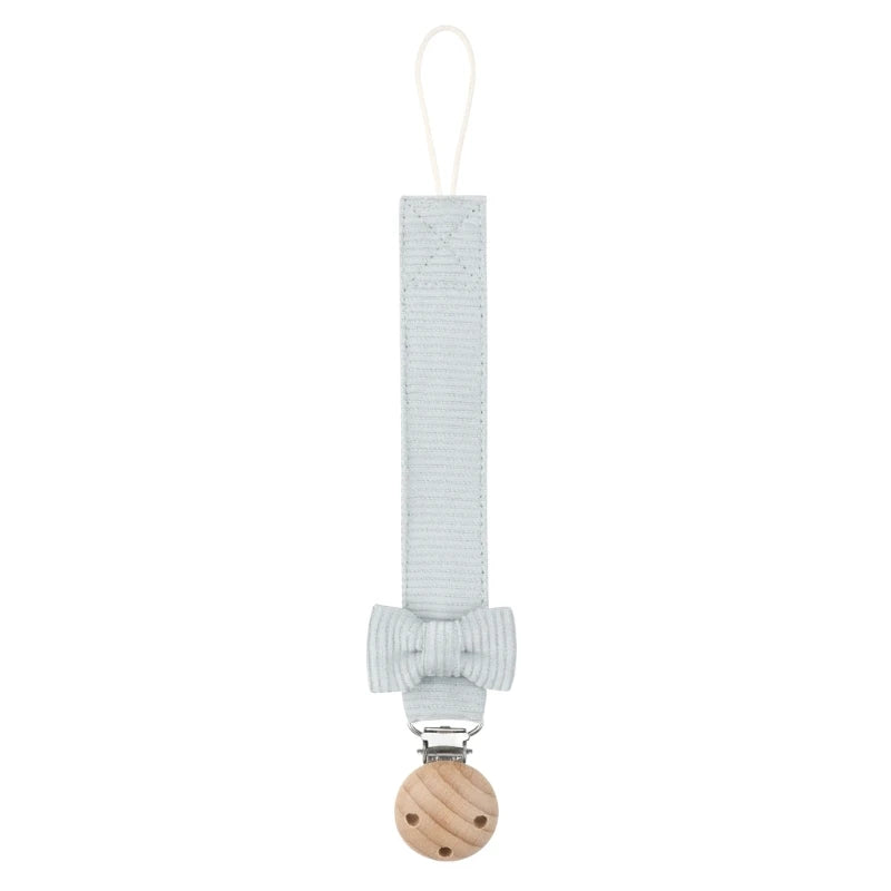 Cadena Porta-Chupete de Madera y Algodón (24 cm)