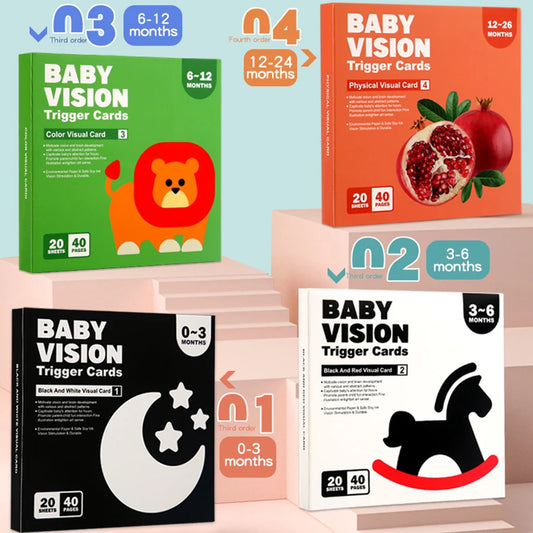 Tarjetas de estimulación Visual para bebés