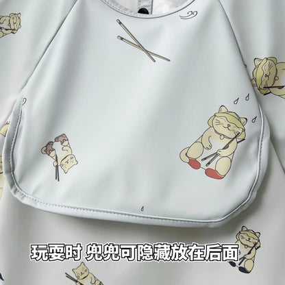 Babero Impermeable de Manga Corta (PU) – Animales