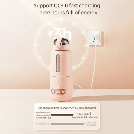 Calentador portátil USB de agua/leche para bebé – 300 ml