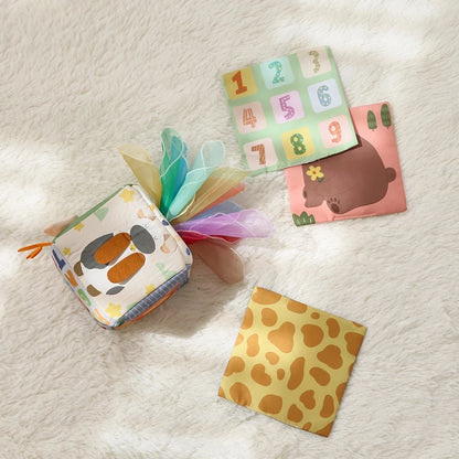 Caja Sensorial de Pañuelos – Animales (Tela)