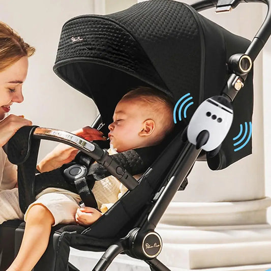 Dispositivo Calmante Portátil para Cochecito (Bluetooth + Vibración)