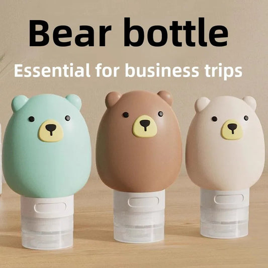 Botella de viaje de silicona reutilizable de 70 ml, ideal para champú, gel o cremas