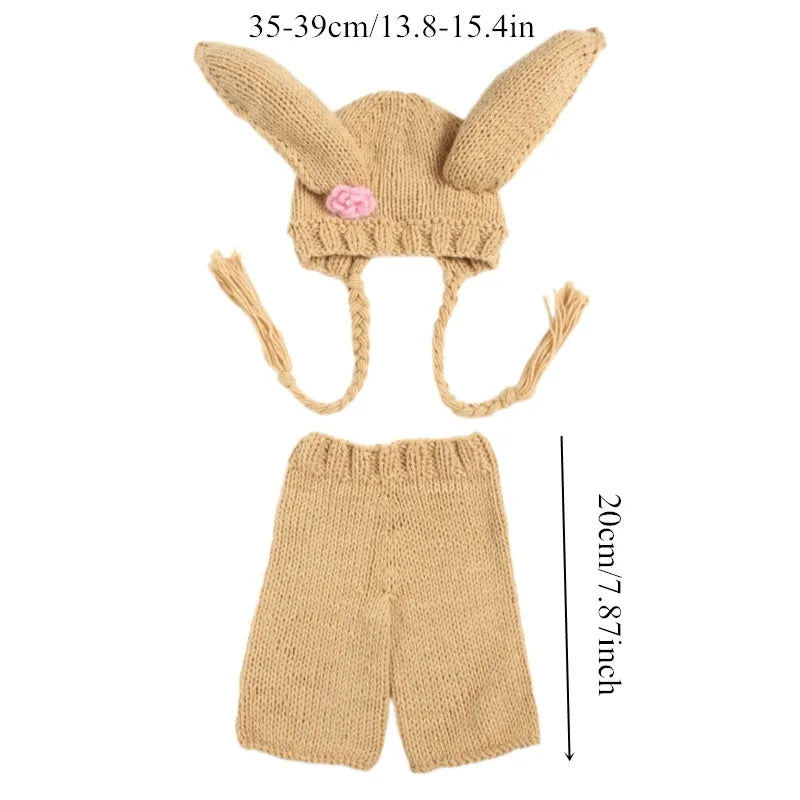 Conjunto para Fotografía de Recién Nacido (Unisex, 0–12 m)