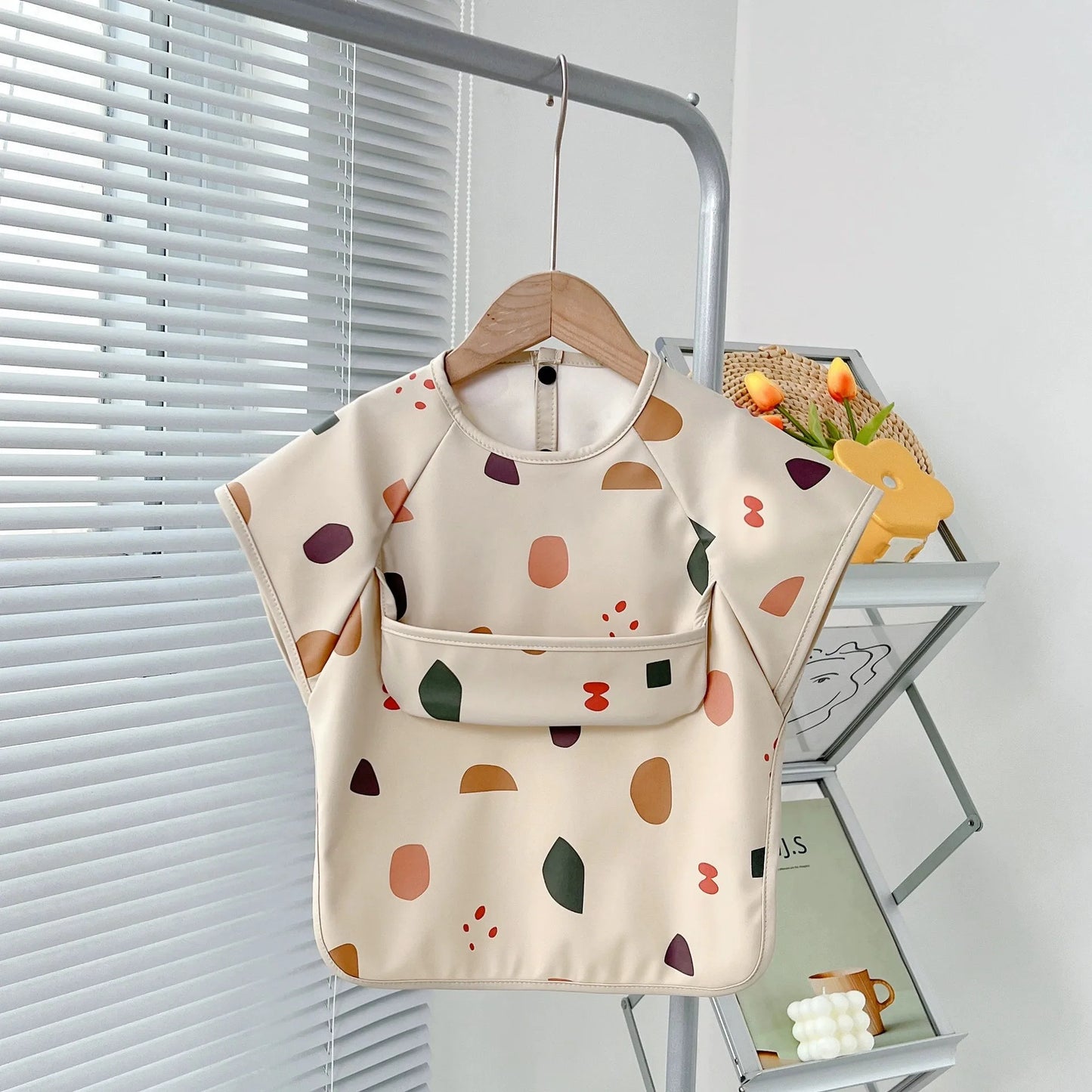 Babero Impermeable de Manga Corta (PU) – Animales