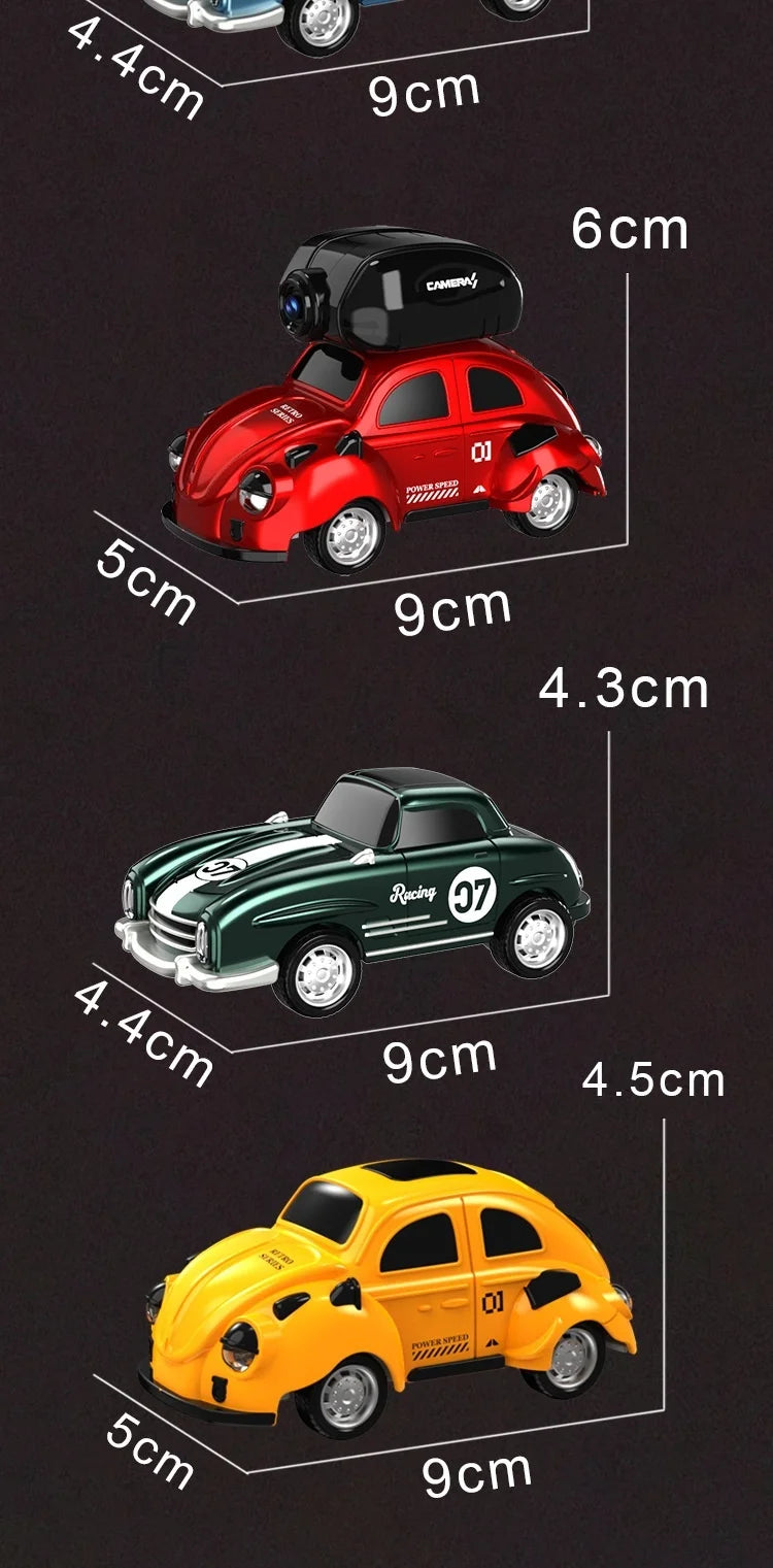 Mini coche de carreras con Control remoto RC, cámara de transmisión en tiempo Real, 2,4G