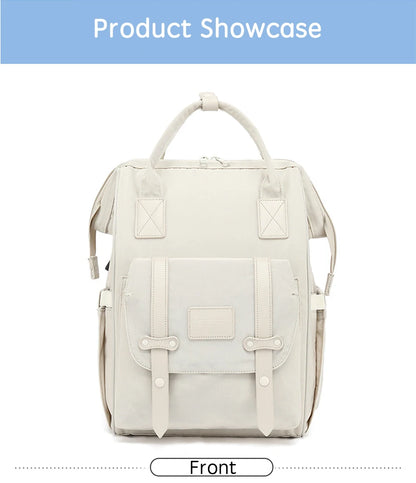Mochila Impermeable de pañales con ganchos para cochecito