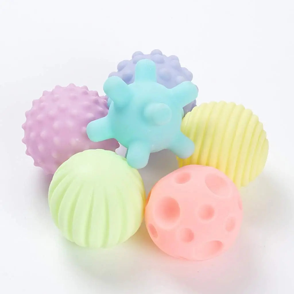 Pack 6 Bolas Sensoriales Texturizadas (con sonido)