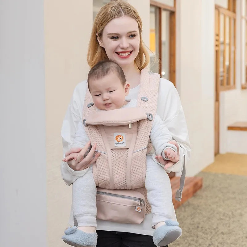 Portabebés Ergonómico Multiposición con Asiento a la Cadera( 0-36 meses)