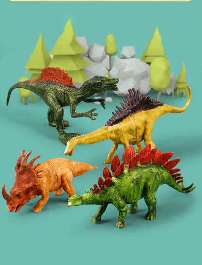 Kit de pintura de dinosaurios DIY sin pintar, juguetes de modelos en blanco para niños de más de 3 años