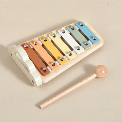Instrumentos musicales de madera para bebés