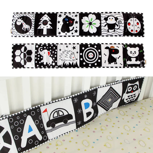 Libro Sensorial en Blanco y Negro para Bebés