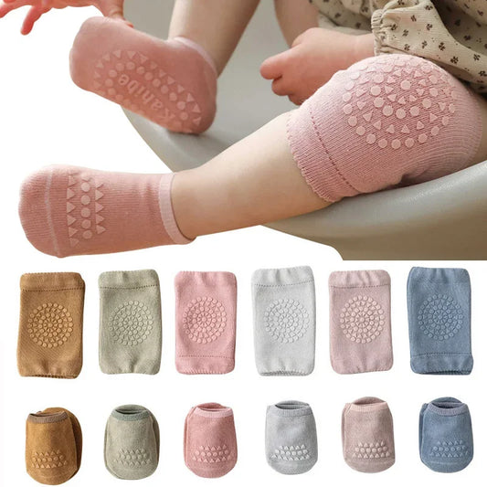 Conjunto de calcetines y rodilleras para bebé