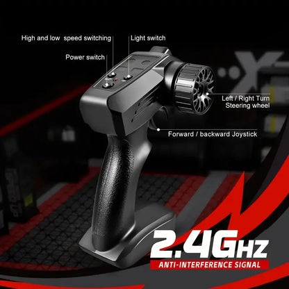 Nuevo coche de derrape RC 4WD, coche de Control remoto a escala 1:24 con luces LED, 2,4 GHz, 20 KM/H, neumáticos a la deriva para coche teledirigido, vehículo deportivo de carreras de juguete