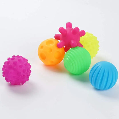 Pack 6 Bolas Sensoriales Texturizadas (con sonido)
