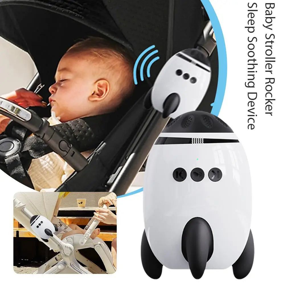 Dispositivo Calmante Portátil para Cochecito (Bluetooth + Vibración)