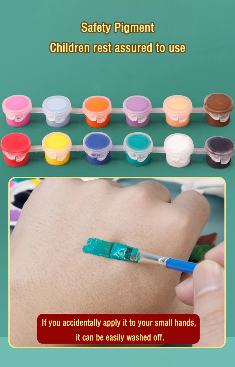 Kit de pintura de dinosaurios DIY sin pintar, juguetes de modelos en blanco para niños de más de 3 años