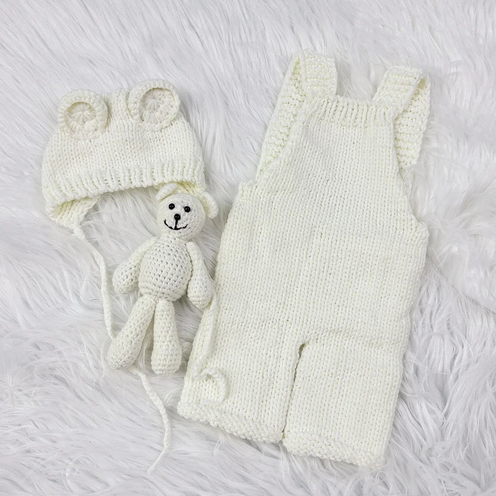 Set Fotografía Recién Nacido 3 pzs – Oso (0–3 m)