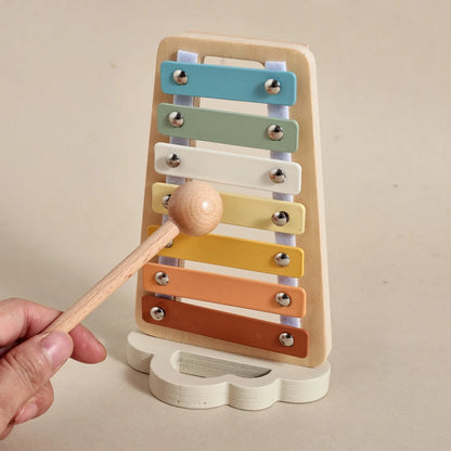 Instrumentos musicales de madera para bebés