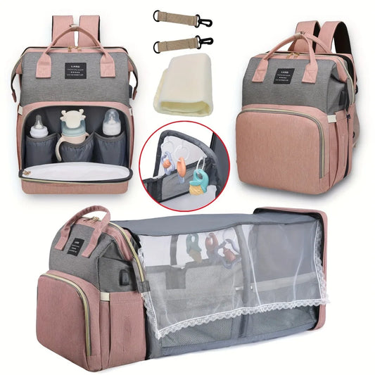 Mochila de Maternidad con Cuna Portátil