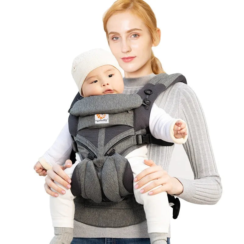 Portabebés Ergonómico Multiposición con Asiento a la Cadera( 0-36 meses)