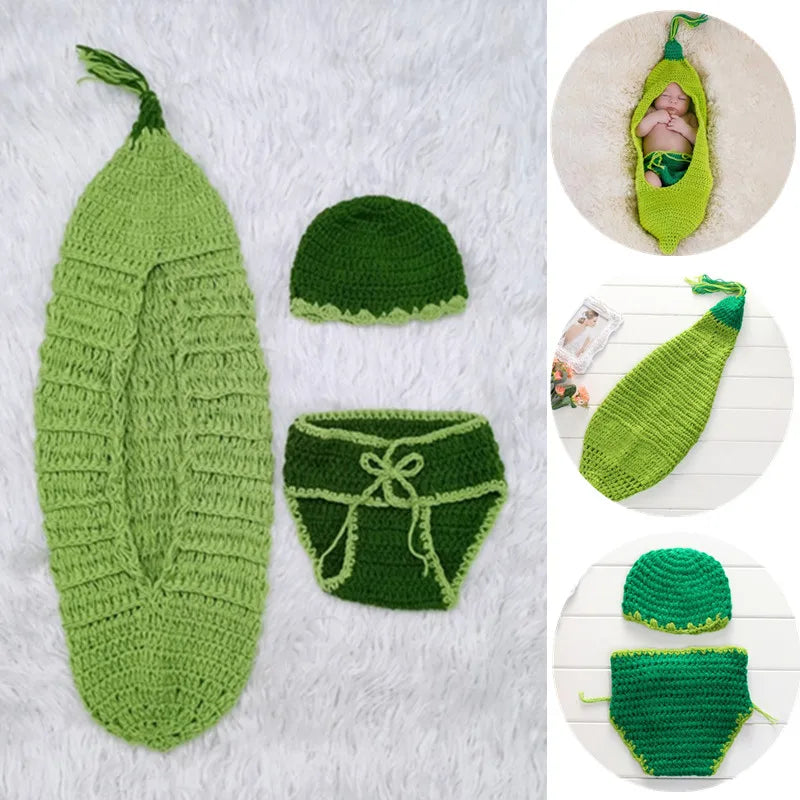 Conjunto para Fotografía de Recién Nacido (Unisex, 0–12 m)