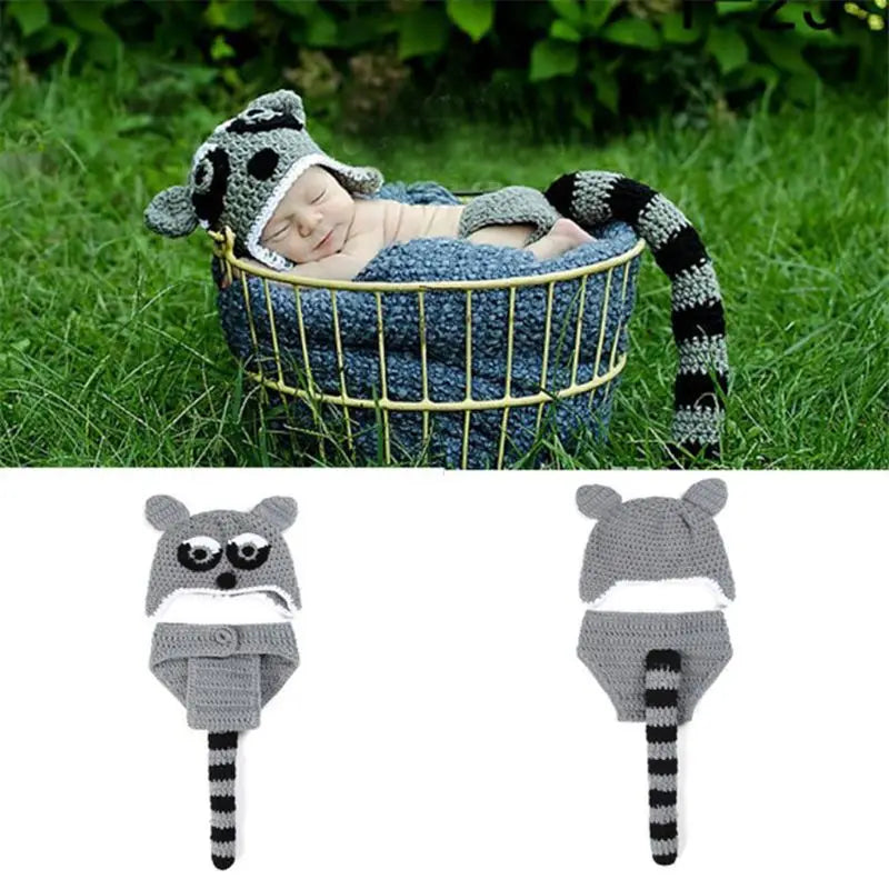 Disfraz de Ganchillo para Recién Nacido – Accesorios de Fotografía
