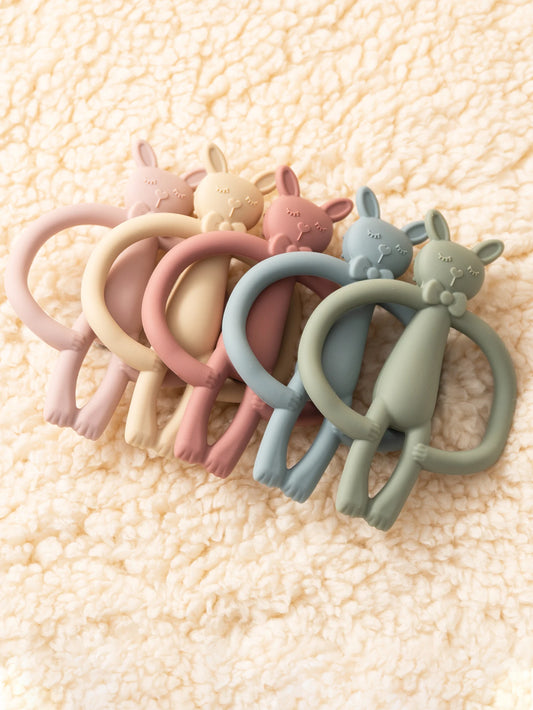 Mordedor de Silicona para Bebé con Diseño de Conejo