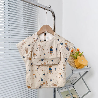 Babero Impermeable de Manga Corta (PU) – Animales