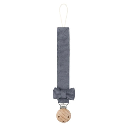 Cadena Porta-Chupete de Madera y Algodón (24 cm)