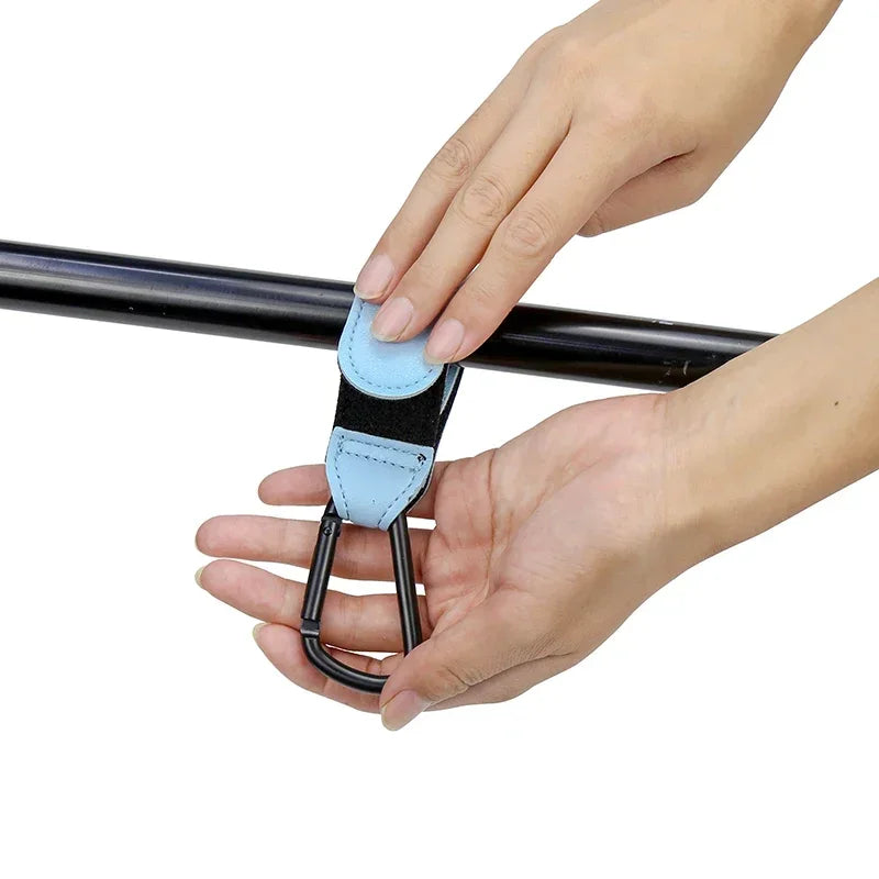 Gancho de cuero PU para cochecito