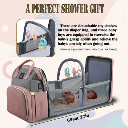 Mochila de Maternidad con Cuna Portátil