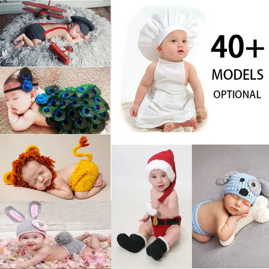Accesorios de Fotografía para Recién Nacidos (Crochet) – 42 Modelos