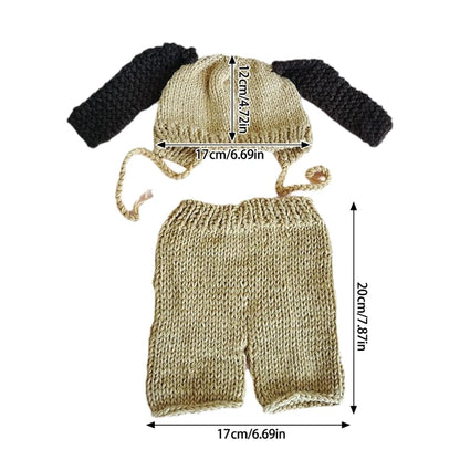Conjunto para Fotografía de Recién Nacido (Unisex, 0–12 m)
