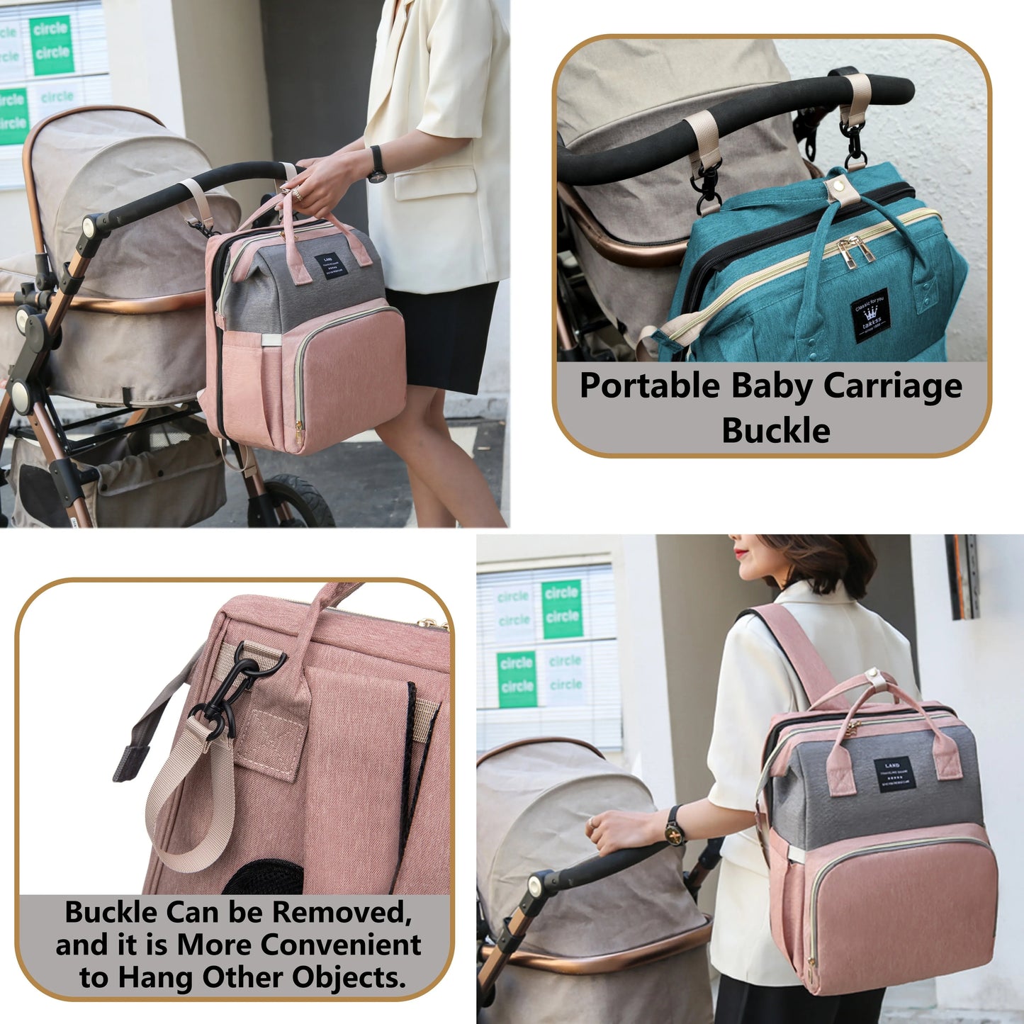 Mochila de Maternidad con Cuna Portátil