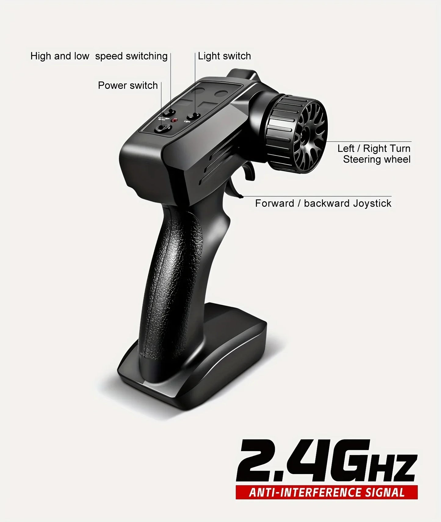 Nuevo coche de derrape RC 4WD, coche de Control remoto a escala 1:24 con luces LED, 2,4 GHz, 20 KM/H, neumáticos a la deriva para coche teledirigido, vehículo deportivo de carreras de juguete