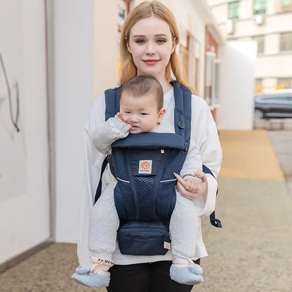 Portabebés Ergonómico Multiposición con Asiento a la Cadera( 0-36 meses)