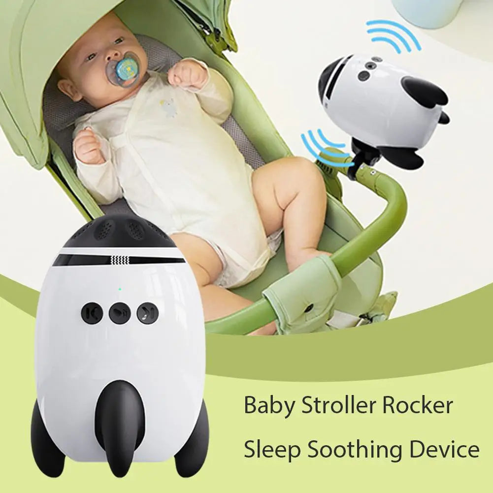 Dispositivo Calmante Portátil para Cochecito (Bluetooth + Vibración)